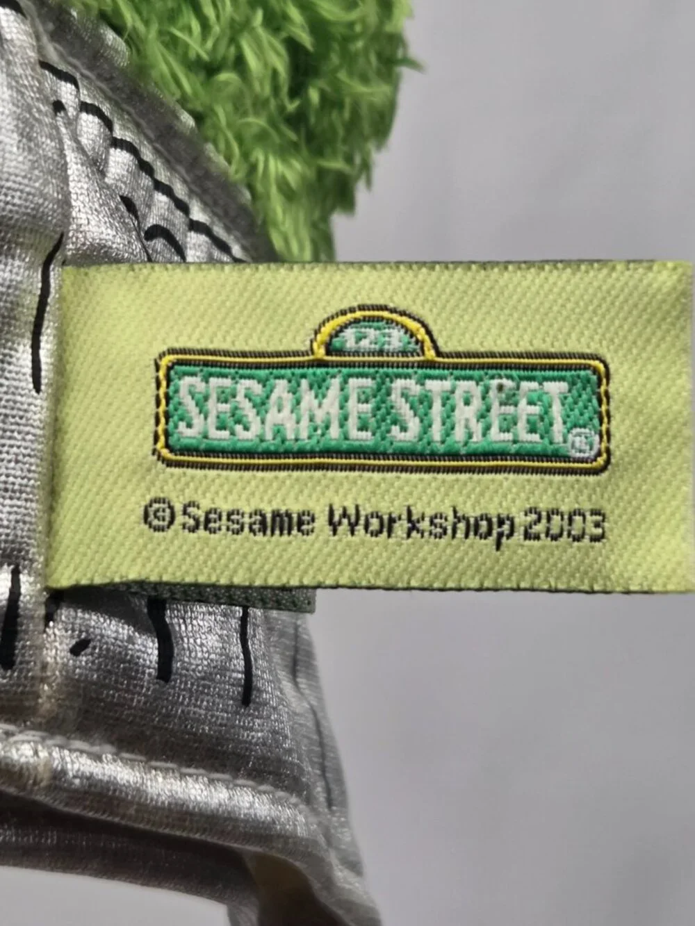 GUND Sesame Street Oscar the Grouch plush toy puppet 2003